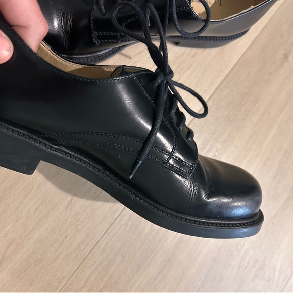 J. Crew women’s  Black Leather Shoes made in Italy - Picture 5 of 10